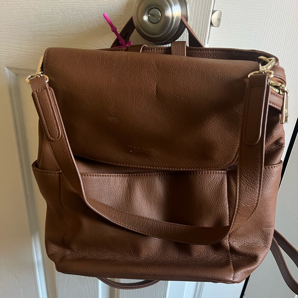 Mina baie mini Kinney backpack diaper bag